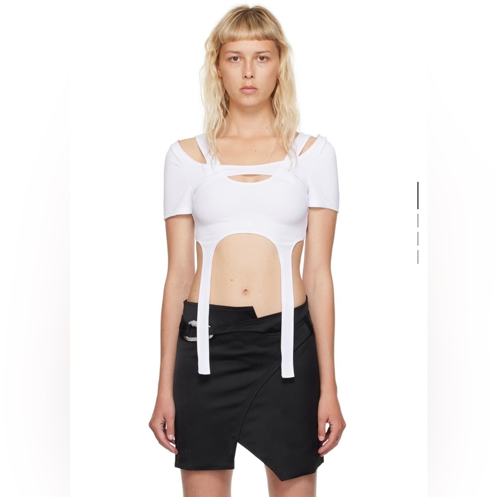 NWOT Heliot Emil White Hail Harness T-shirt